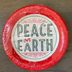Paper Plates Peace on Earth, 12 pc